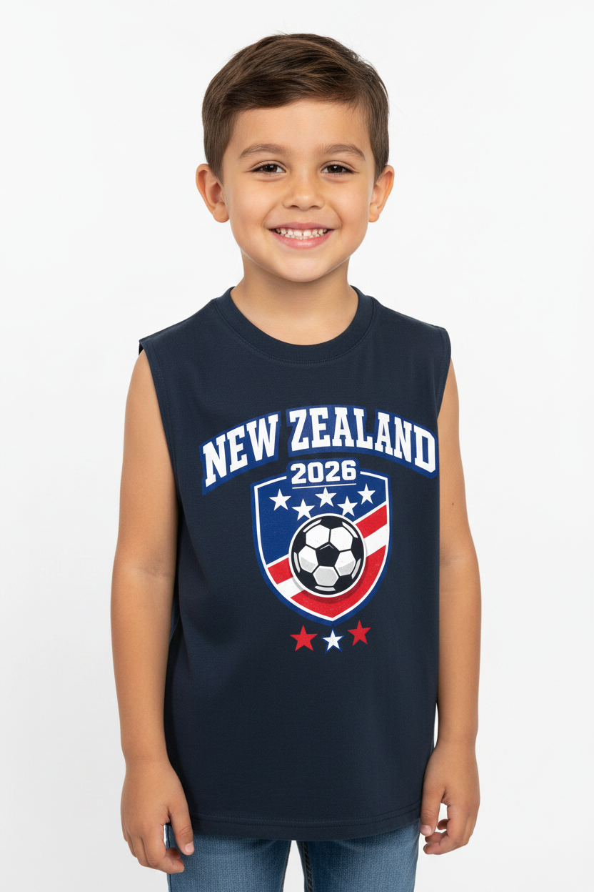 new zealand World Cup 2026 Kids' Tank Top