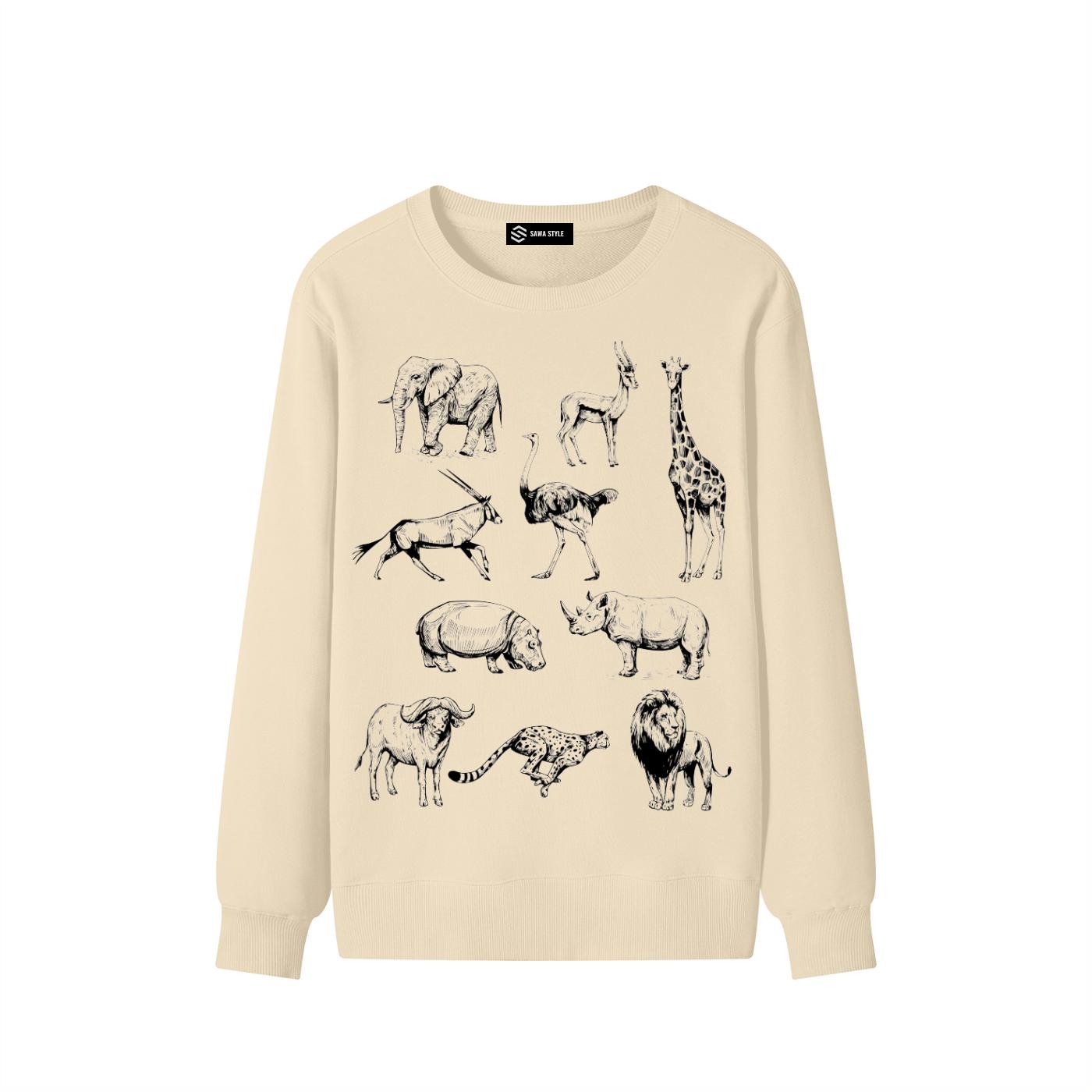 Africa Wild Animals Sweatshirt