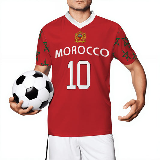 Morocco Football Jersey – Premium Mesh Soccer Kit