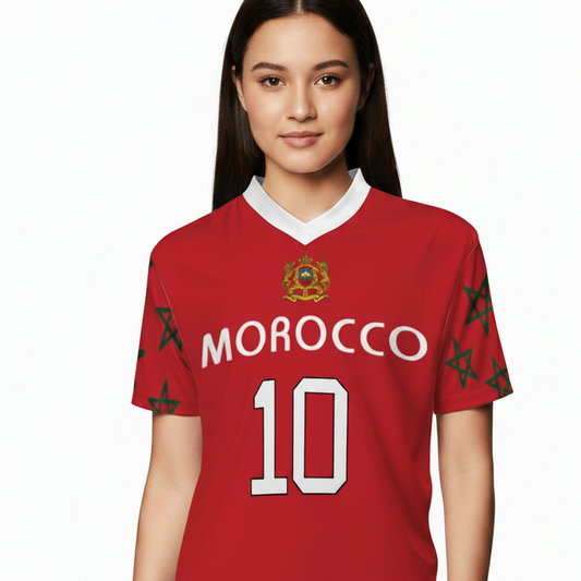 Morocco Football Jersey – Premium Mesh Soccer Kit