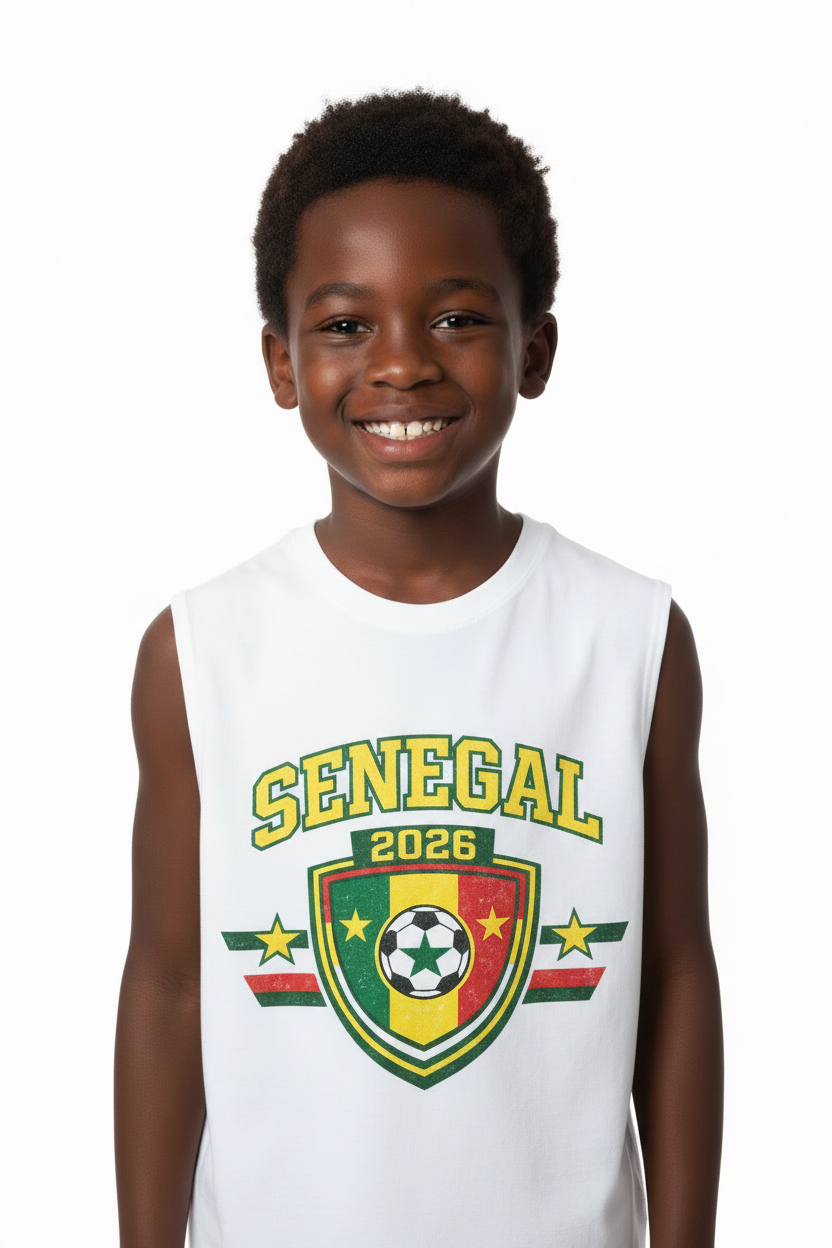 Senegal World Cup 2026 Kids' Tank Top