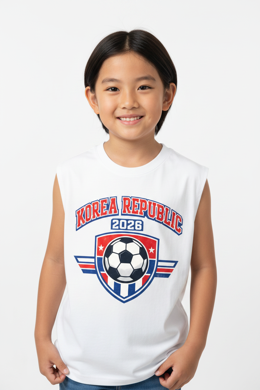 korea World Cup 2026 Kids' Tank Top