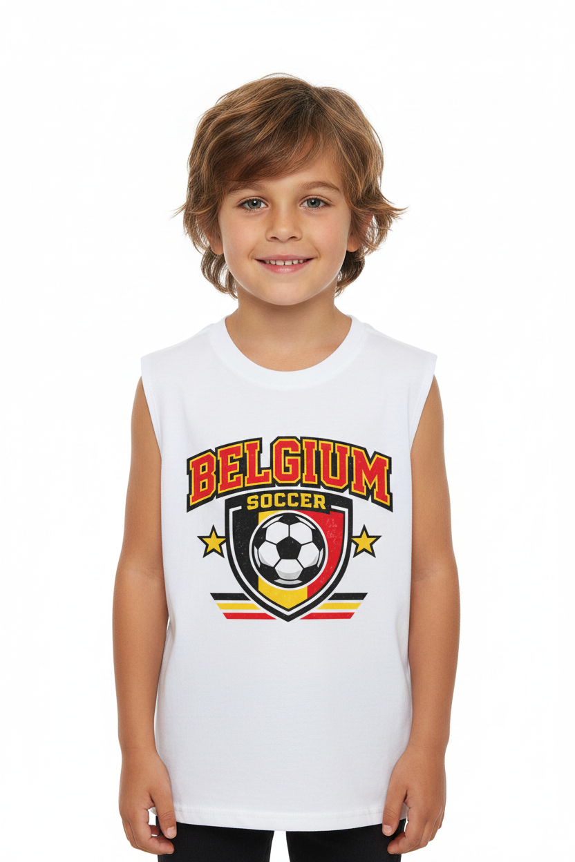Belgium World Cup 2026 Kids' Tank Top