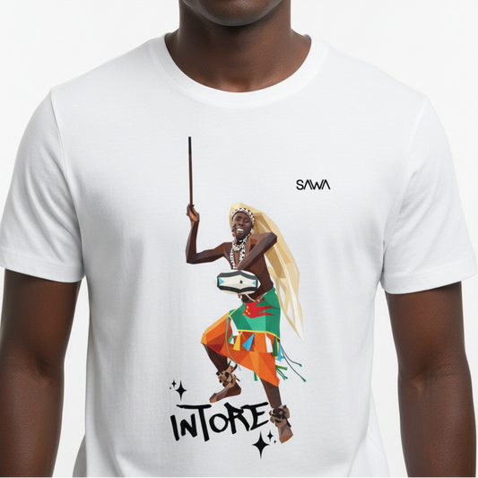 Rwanda Intore T-Shirt – 100% Cotton Unisex Tee | Sawa Style