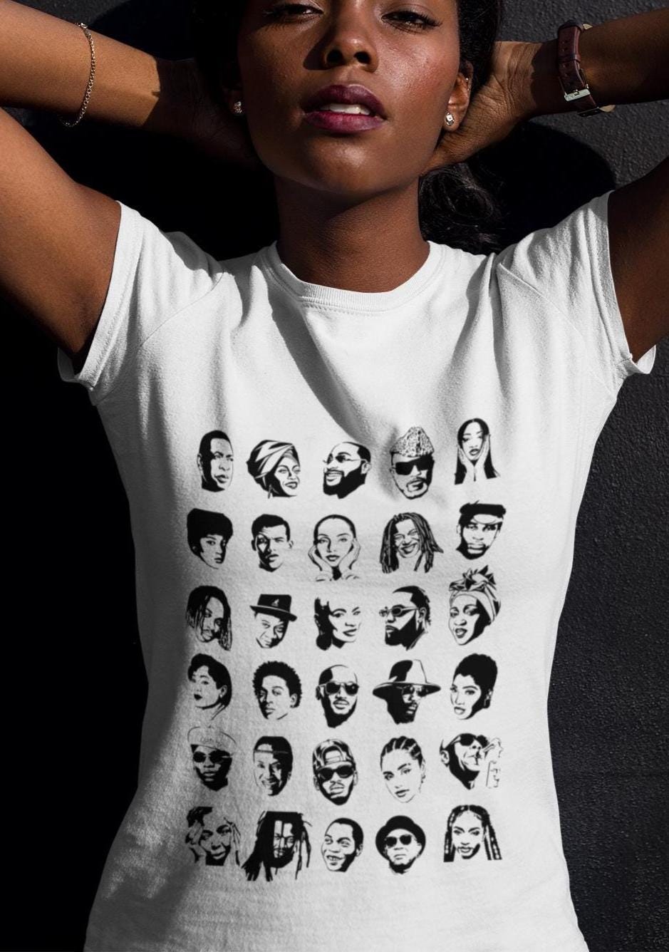 African Music Legends Portrait T-Shirt