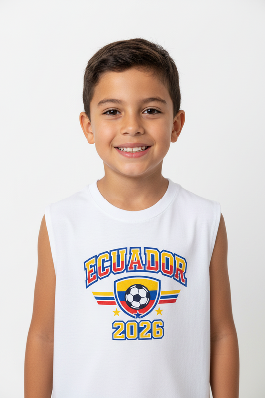 ecuador World Cup 2026 Kids' Tank Top