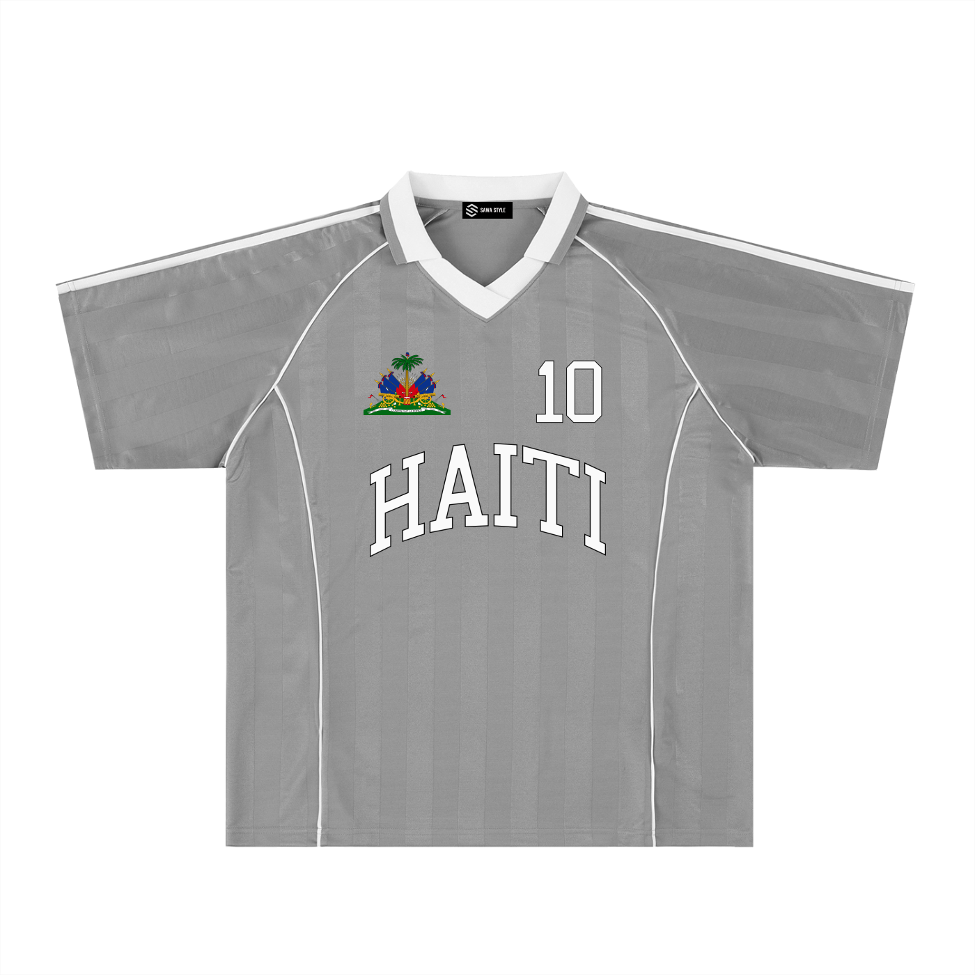 Haiti National Coat of Arms Soccer Jersey – Unisex Oversized Fit – World Cup 2026