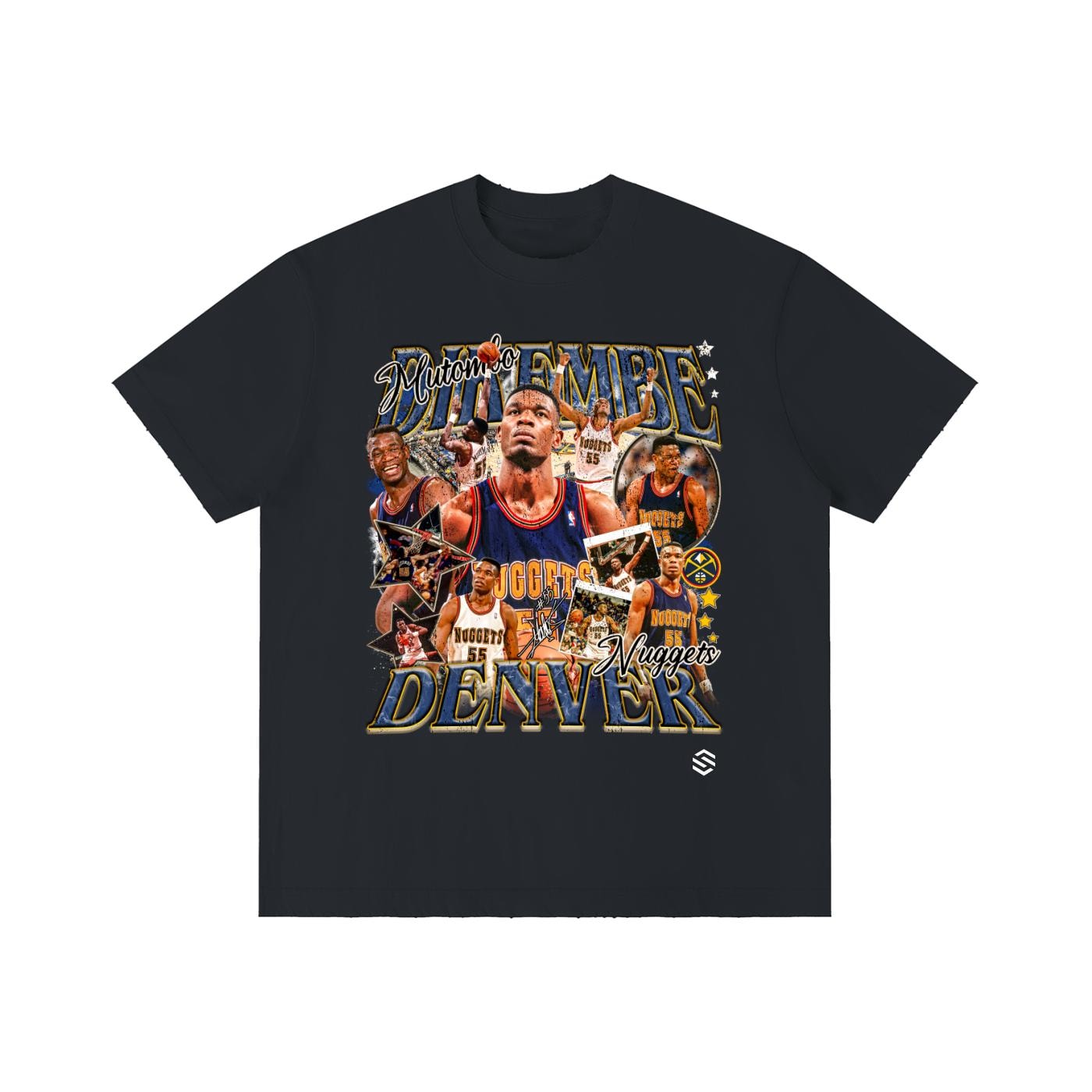 Dikembe Mutombo Vintage Wash Distressed T-Shirt — Unisex