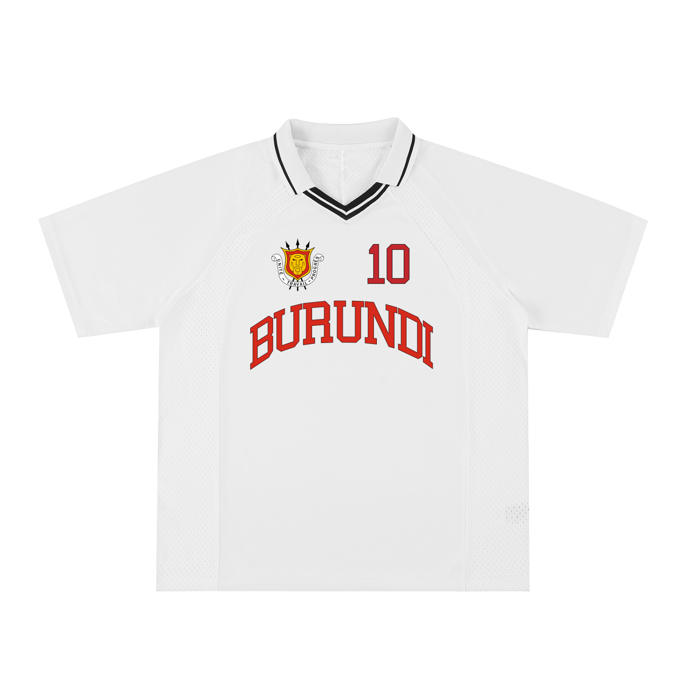 Burundi Sports Fan Jersey - Personalized Number 10