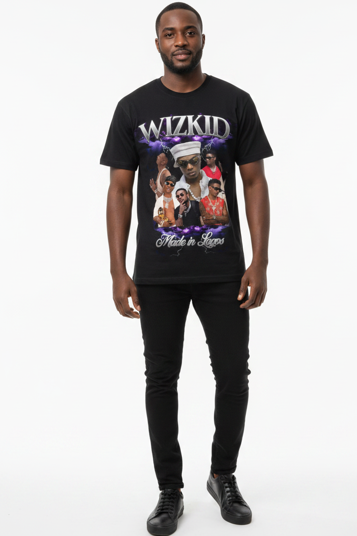Wizkid T-Shirt – Afrobeats Legend from Lagos | Nigeria Music Fan Unisex Tee