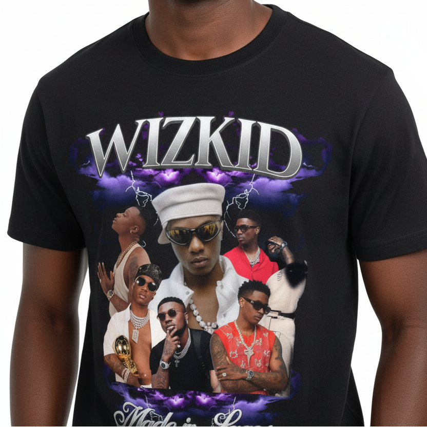Wizkid T-Shirt – Afrobeats Legend from Lagos | Nigeria Music Fan Unisex Tee