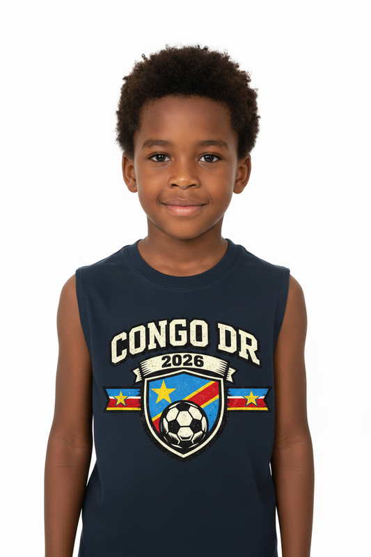 Congo DR World Cup 2026 Kids' Tank Top