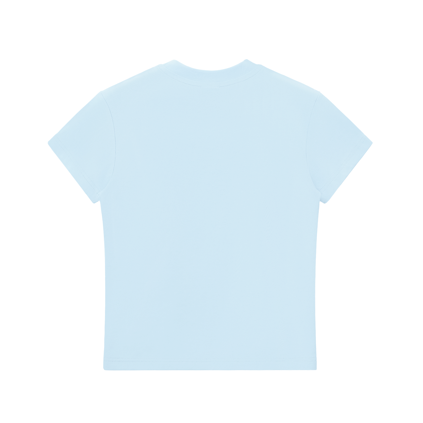ODMPOD Stromae women's bodycon crewneck T-shirt in black, fitted casual tee with short sleeves and crew neckline.
