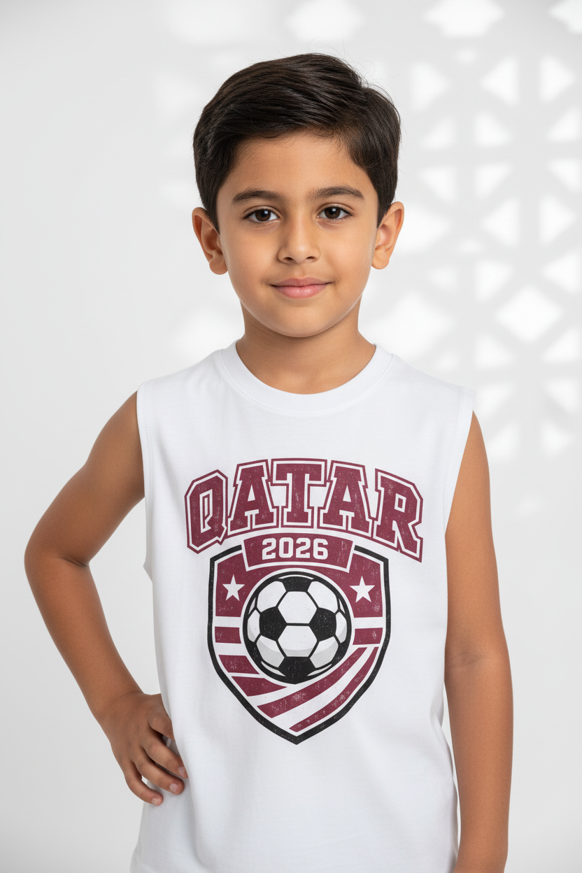 qatar World Cup 2026 Kids' Tank Top