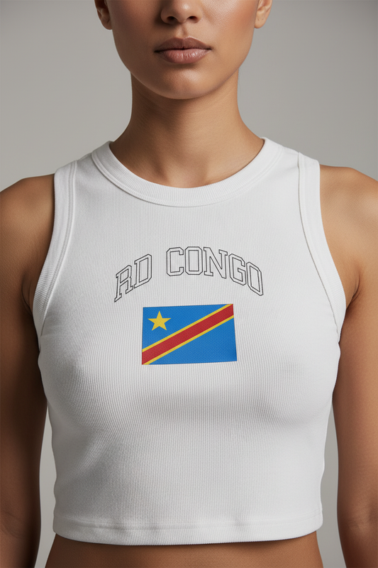 Congo RD Snow-Washed Crop Tank Mockup