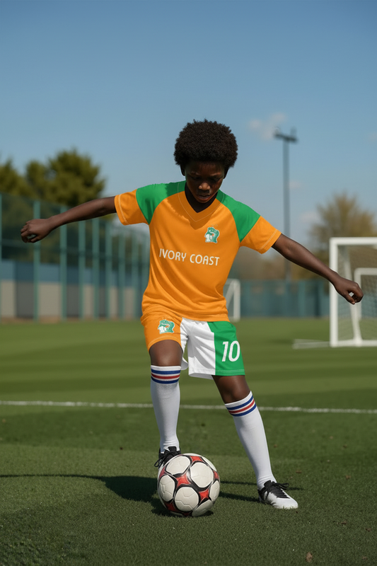 Ivory Coast Kids Soccer Jersey Set