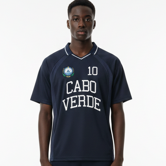 Cabo Verde Football T-Shirt, Personalized Supporter Soccer Jersey