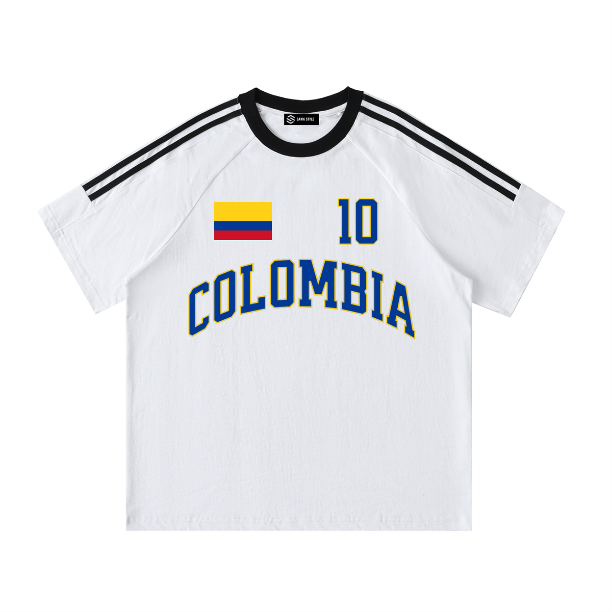 colombia Crewneck Cotton T-Shirt