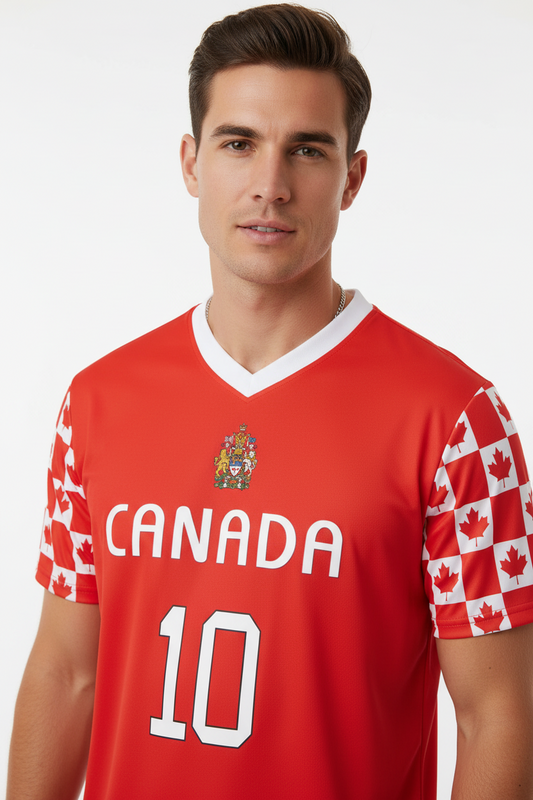Canada Soccer Jersey – FIFA World Cup 2026 | Premium Mesh Fan Kit