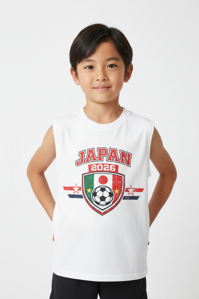 japan World Cup 2026 Kids' Tank Top