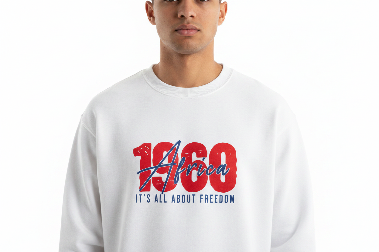 Africa 1960 Independence Fleece Sweatshirt – Unisex Loose Fit