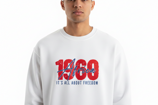 Africa 1960 Independence Fleece Sweatshirt – Unisex Loose Fit