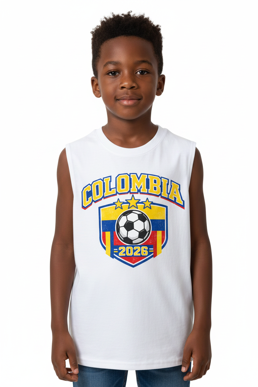 colombia World Cup 2026 Kids' Tank Top