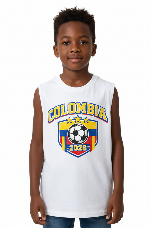 colombia World Cup 2026 Kids' Tank Top