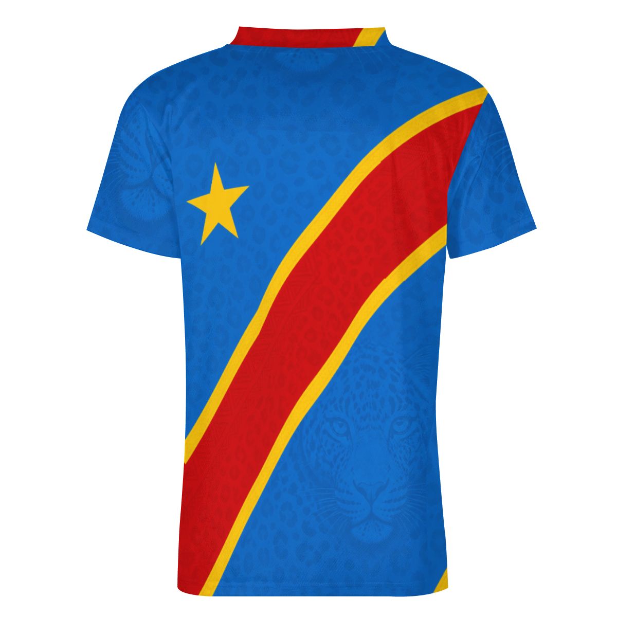 RDC Leopard Soccer Jersey, RD Congo Supporter jersey, Personalized Name & Number, Camisa De Futbol