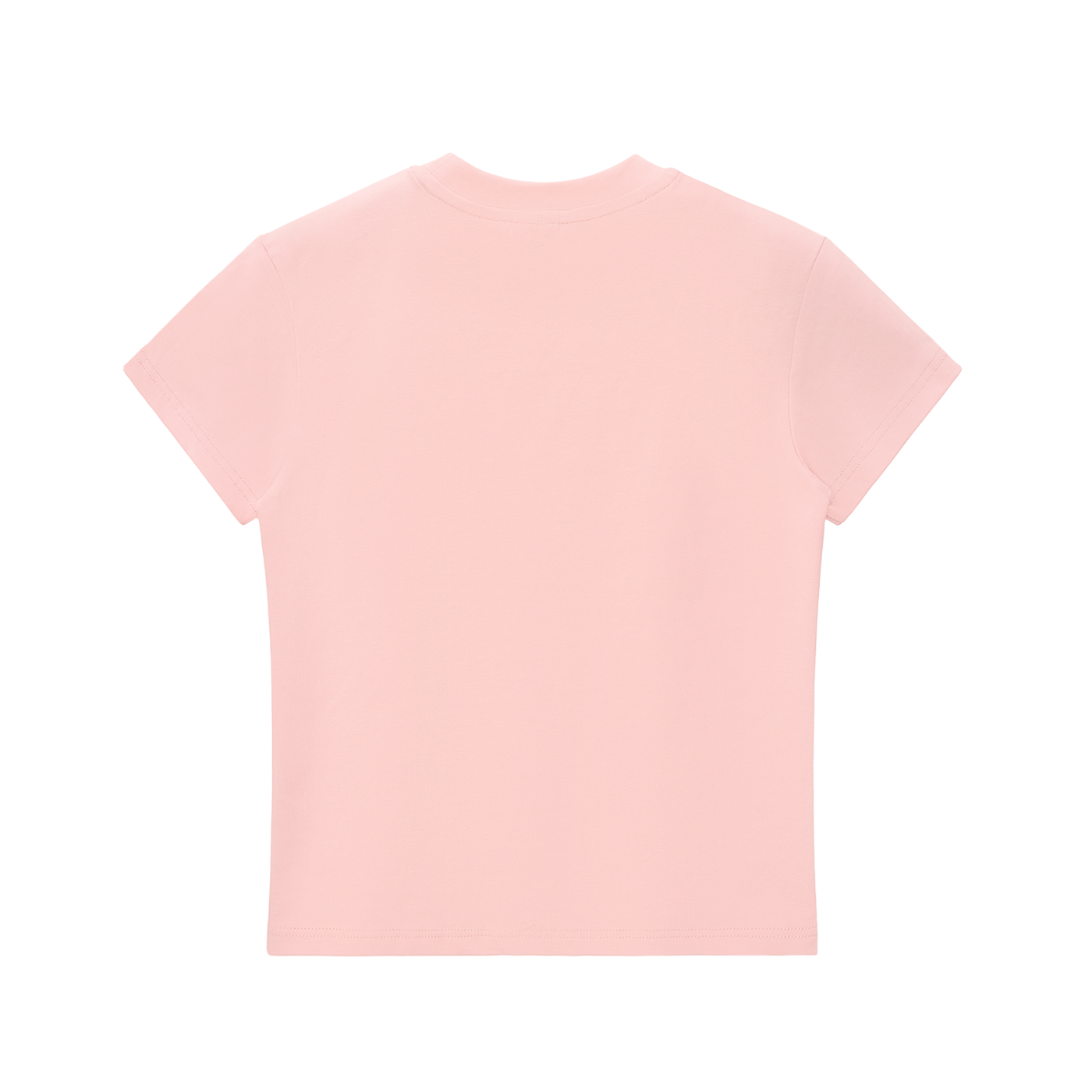 Stromae women's black bodycon crewneck T-shirt by ODMPOD, fitted casual top with short sleeves and crew neckline.