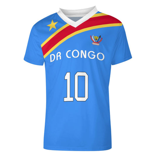 DR Congo Football Jersey – Premium Mesh Soccer Kit