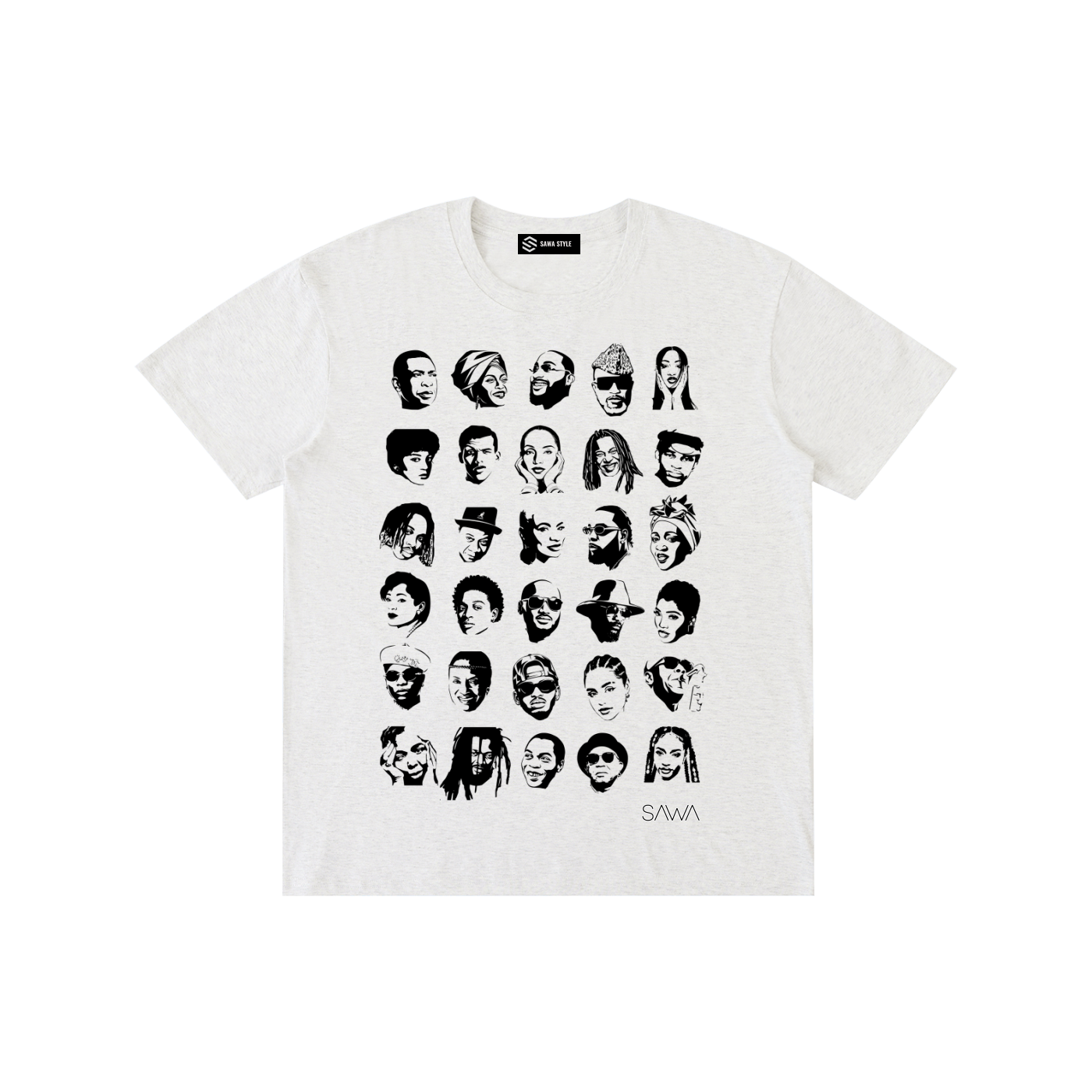 African Music Legends Portrait T-Shirt