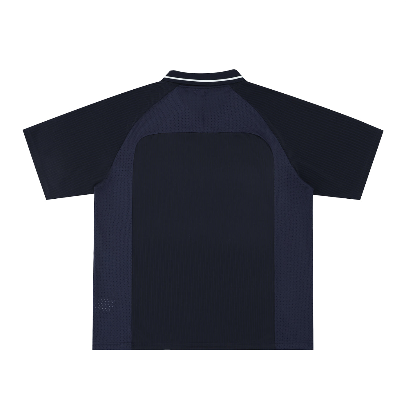 France Striped V-Neck Soccer Jersey – Drop Shoulder Oversized Tee | Black, Blue & Navy | World Cup 2026