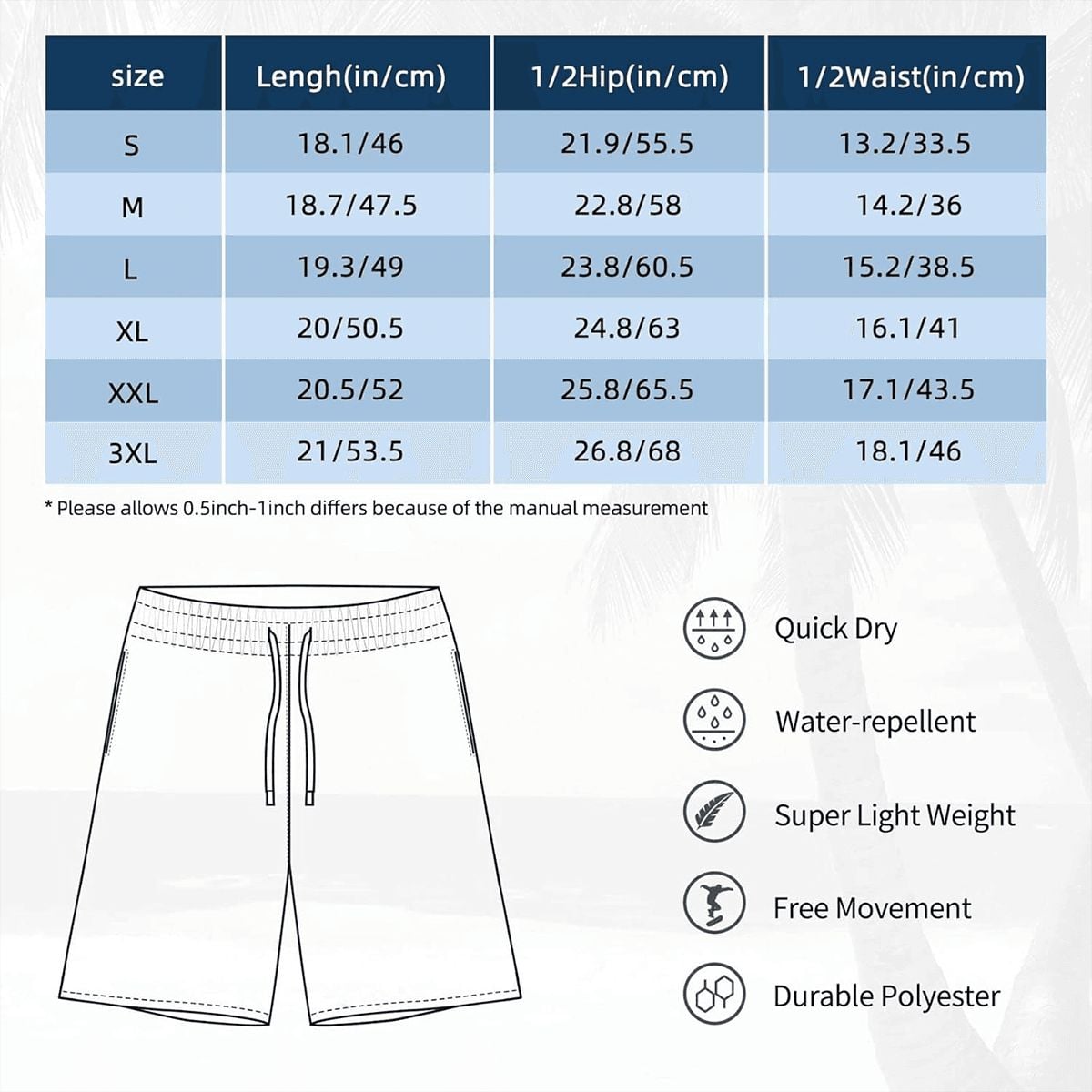 CONGO DR Men's Swim Shorts