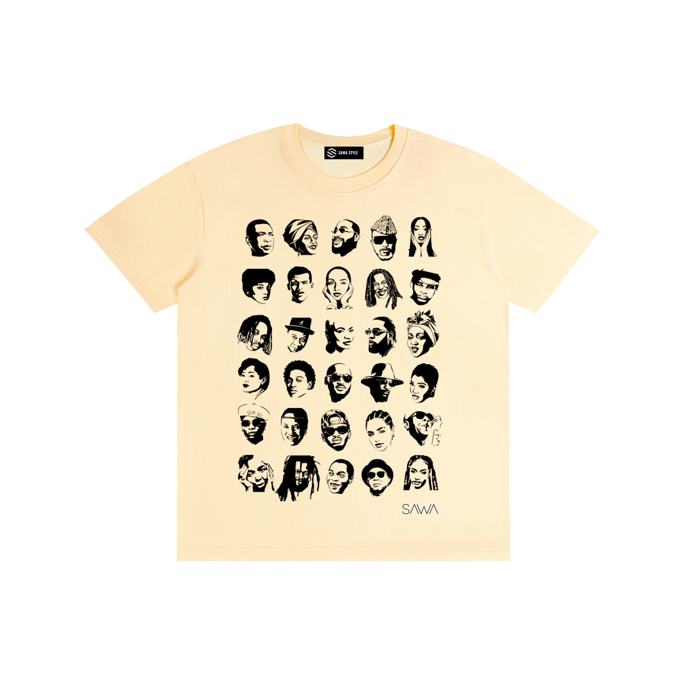 African Music Legends Portrait T-Shirt