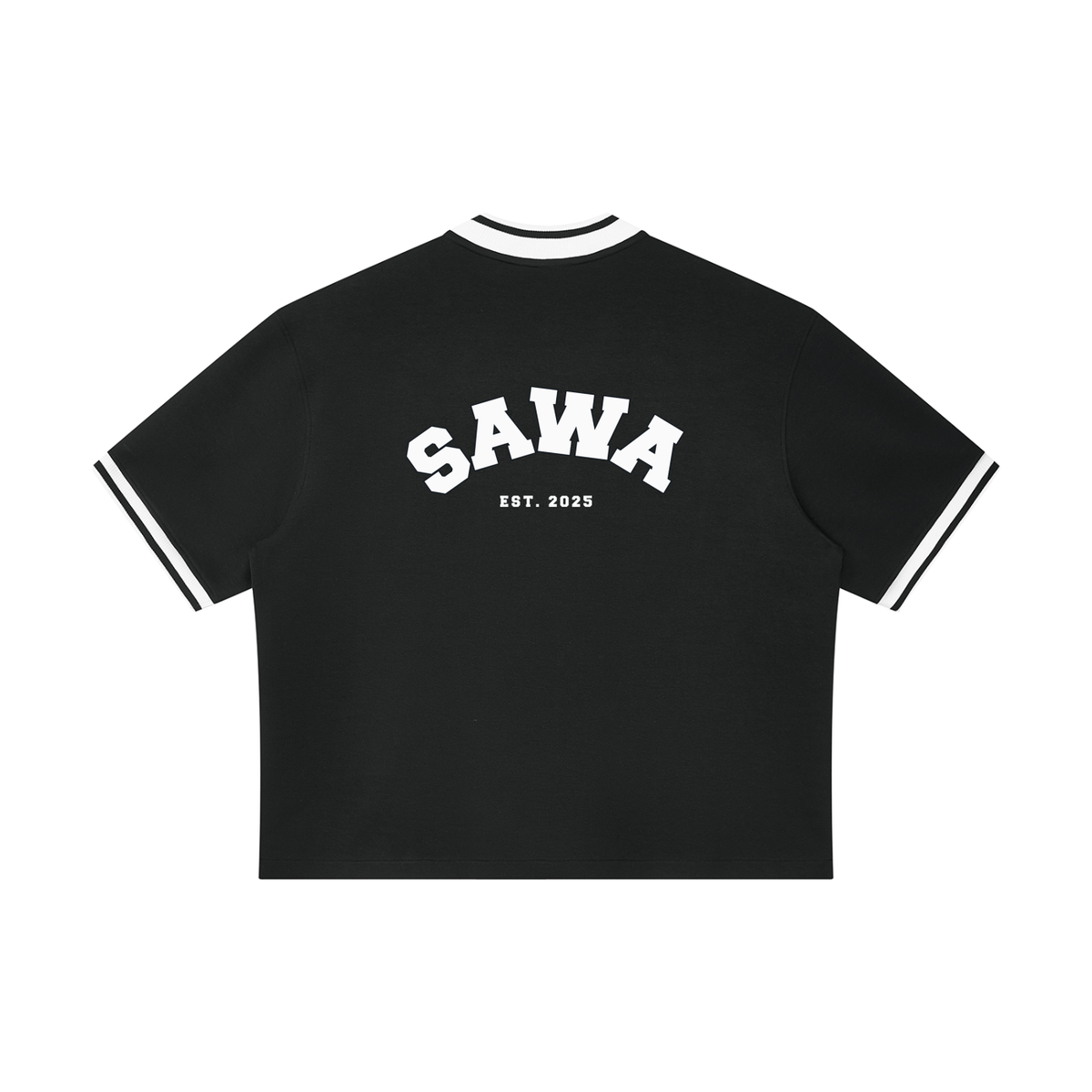 Sawa Est. 2025 Oversized Baseball Jersey – Unisex Drop Shoulder