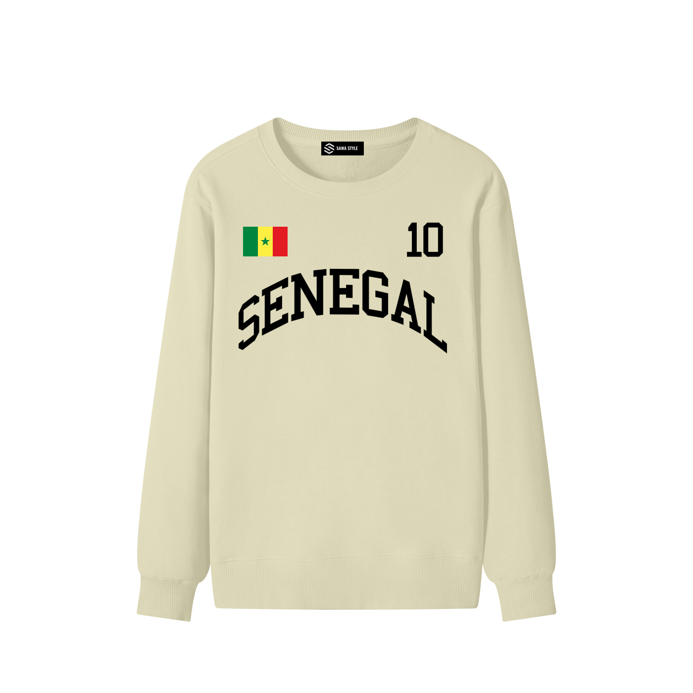 Senegal Classic Drop-Shoulder Sweatshirt – Unisex 100% Cotton