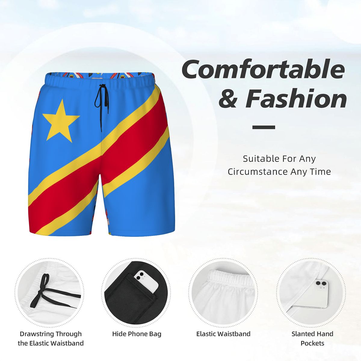 CONGO DR Men's Swim Shorts