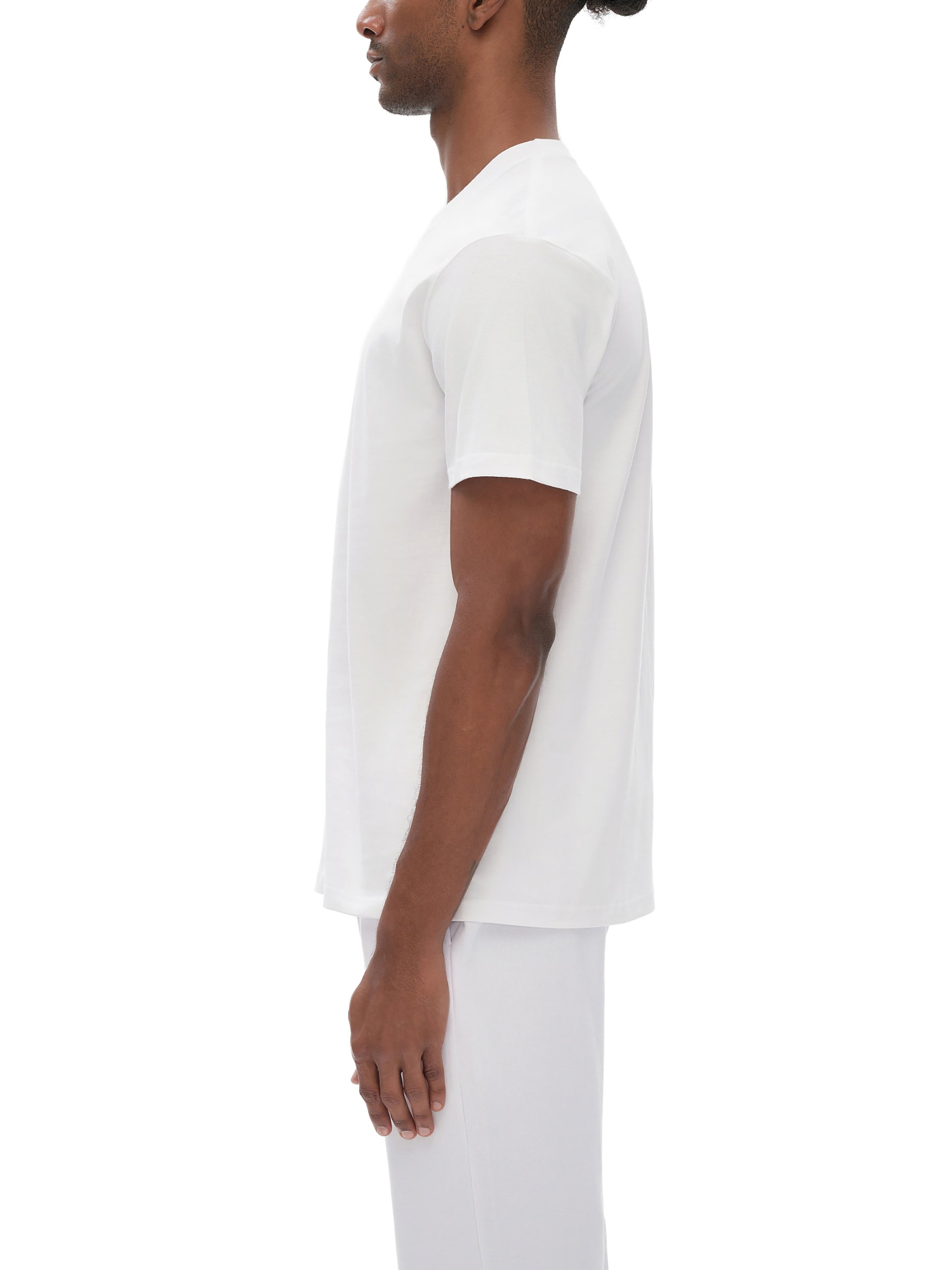 Unisex Drogba cotton T-shirt by ODMPOD featuring a comfortable fit and classic design, shown in a neutral color.