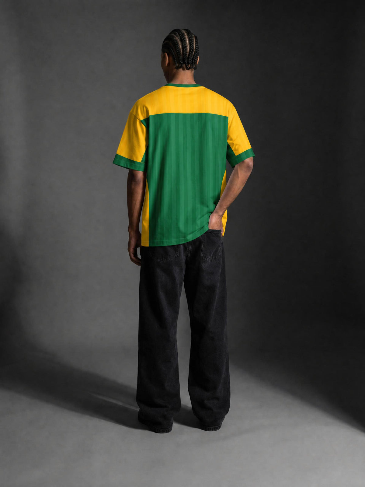 Brasil Unisex Striped Raglan Jersey