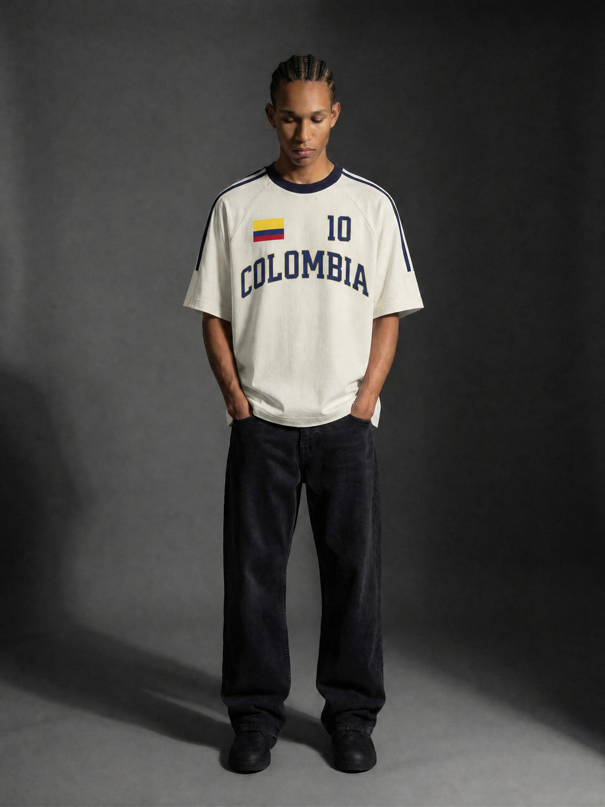 colombia Crewneck Cotton T-Shirt