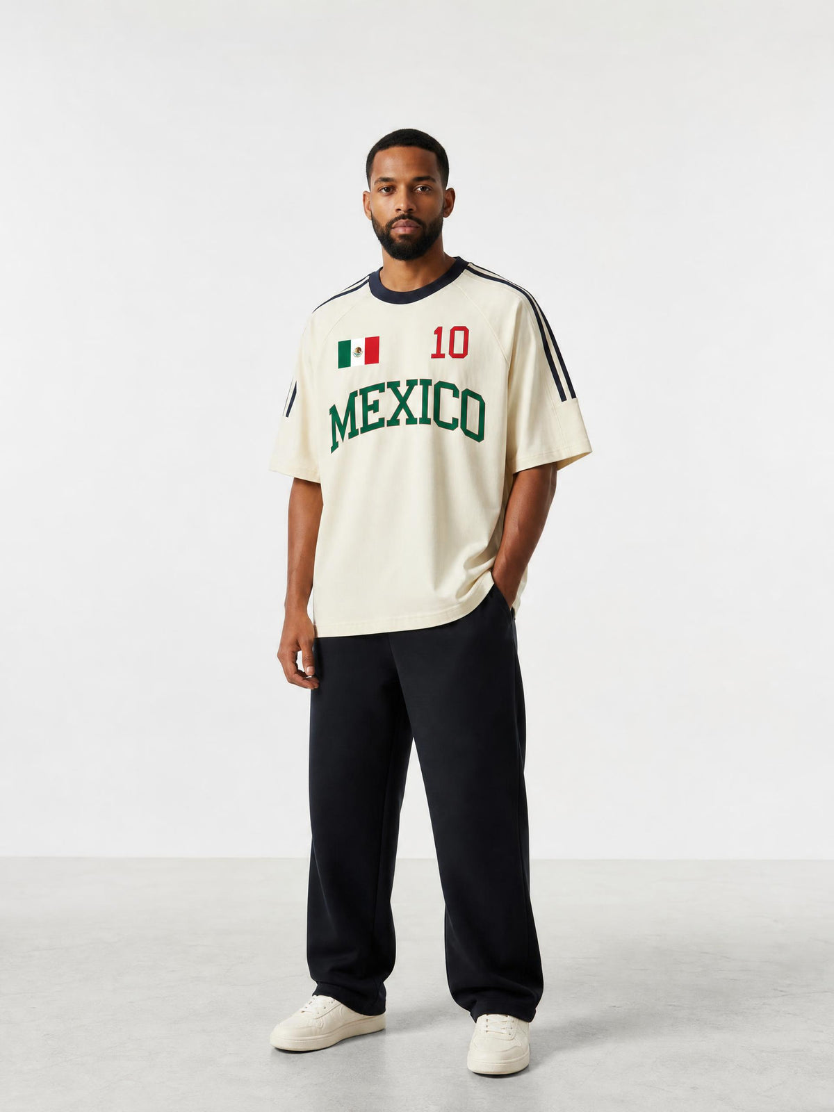 mexico Crewneck Cotton T-Shirt
