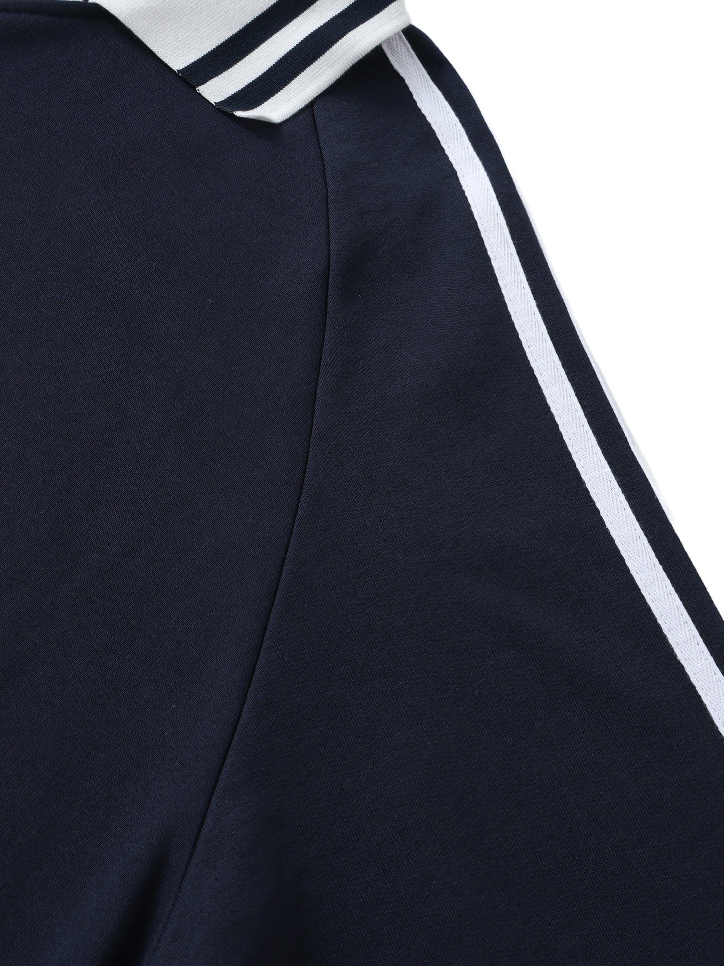 Kigali City Rwanda Sweatshirt – Contrast Striped Lapel Collar | Unisex Loose Fit
