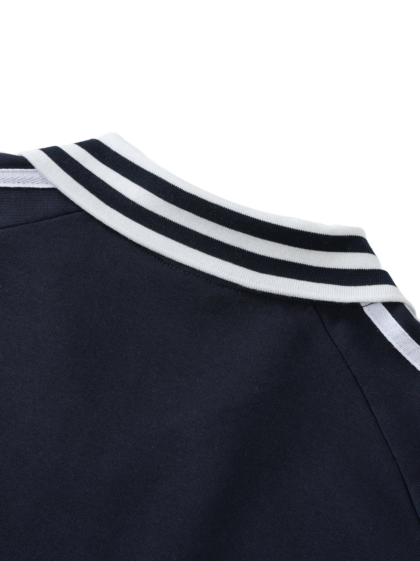 Kigali City Rwanda Sweatshirt – Contrast Striped Lapel Collar | Unisex Loose Fit