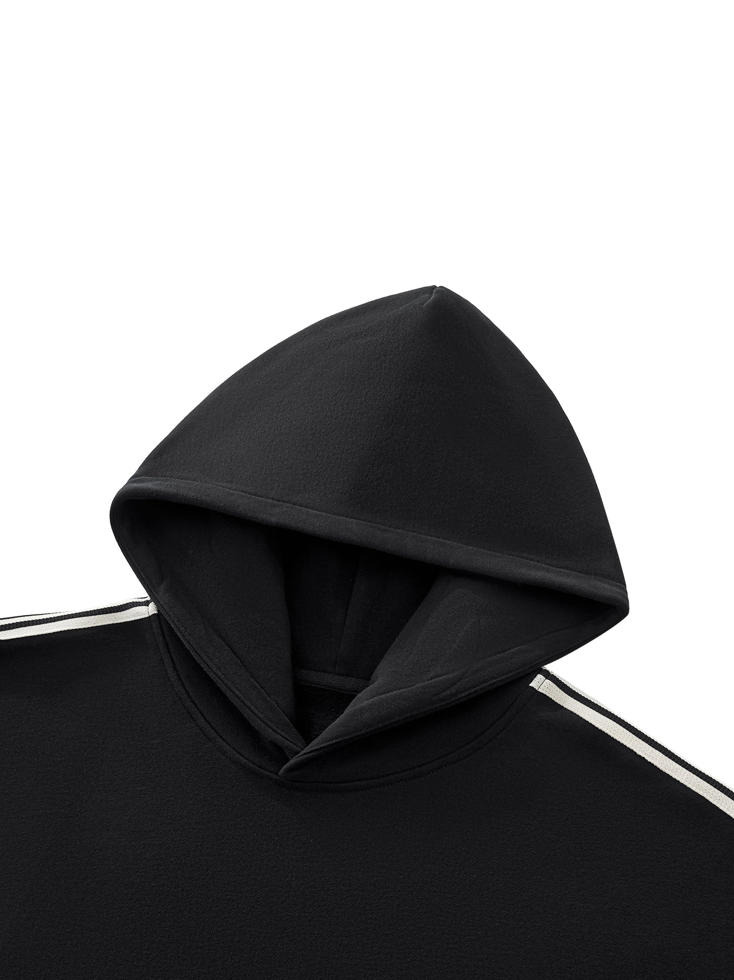 Senegal Side Stripe Drop-Shoulder Hoodie – Unisex Oversized Fleece