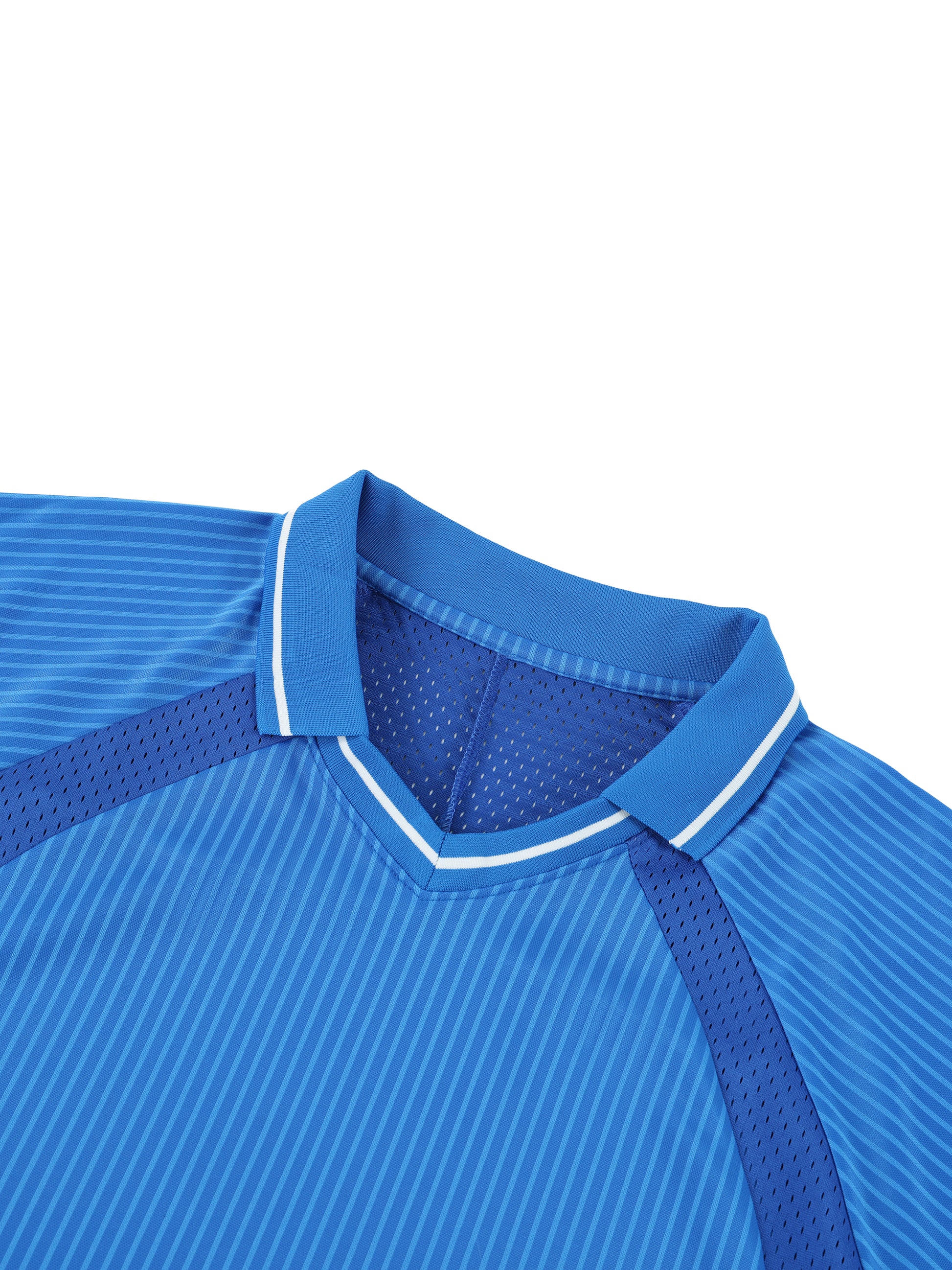 Rwanda sports jersey by ODMPOD featuring coat of arms and personalized number 10, shown in close-up detail.