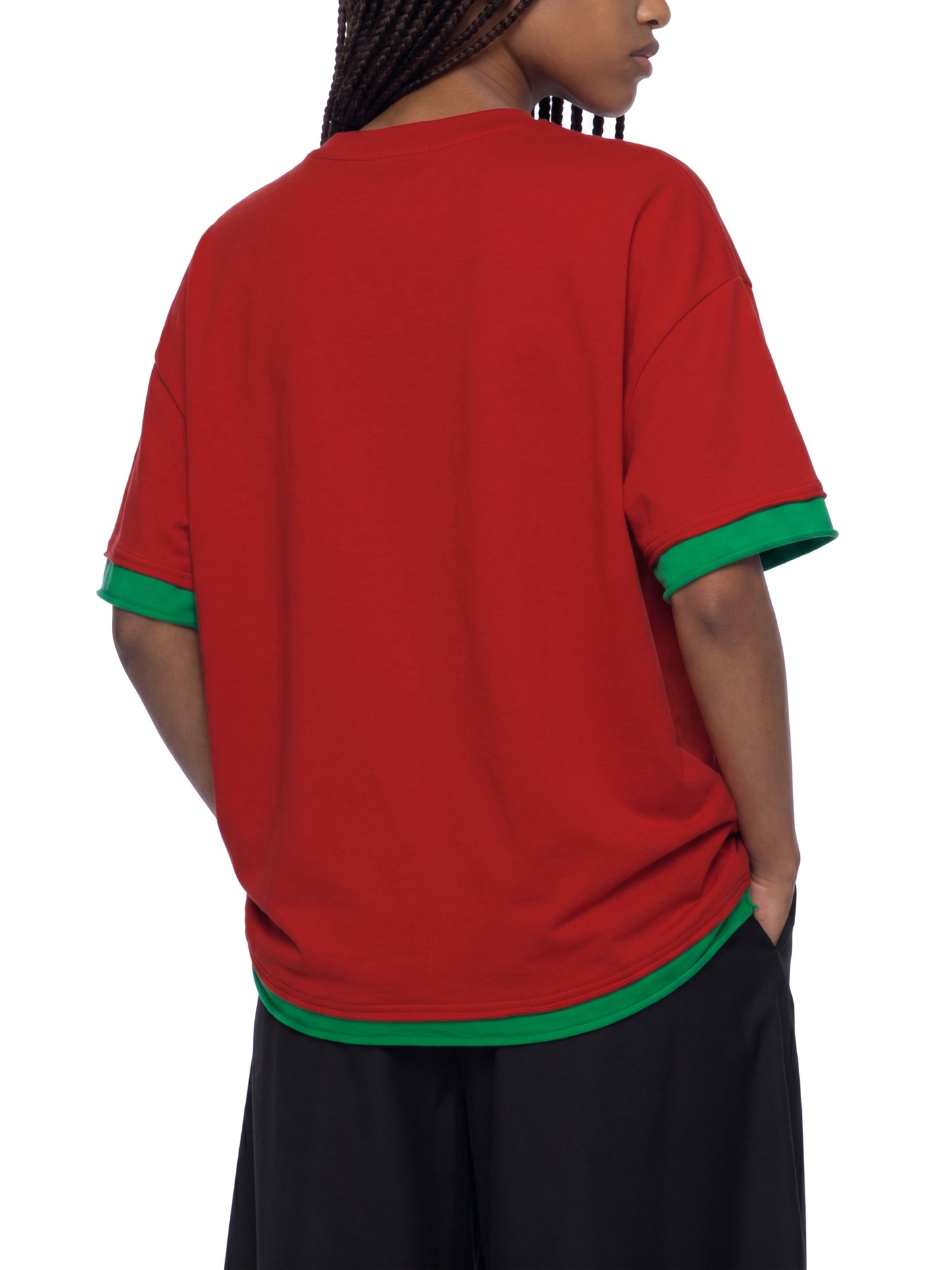 Belgium Flag Unisex Boxy Color Block T-Shirt | World Cup 2026