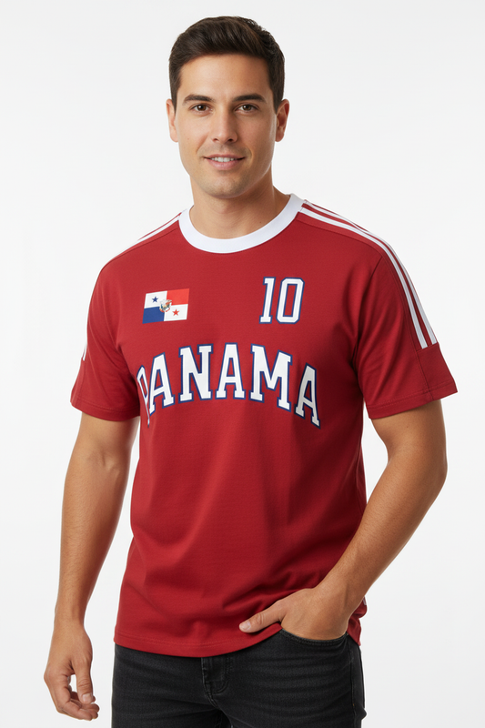 Panama Wine Red Male Mockup