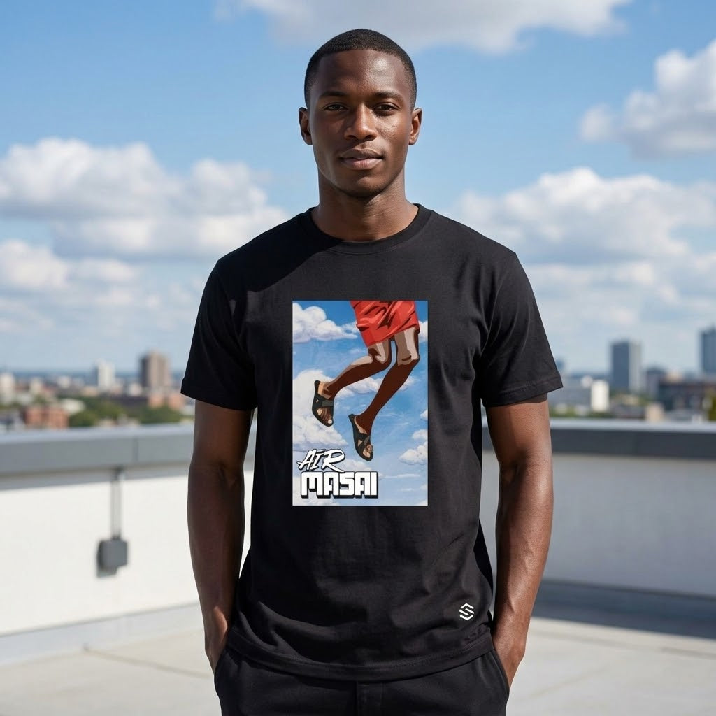 Air Masai African Streetwear Cotton T-Shirt